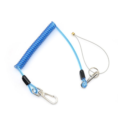 Nhìn rõ nhựa màu xanh lam cuộn dây dây dây thừng dây thừng công cụ an toàn dây thừng