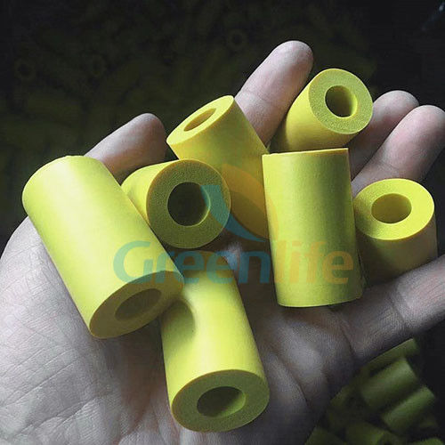 Màu vàng ISO Nhựa Pu Lanyard Bọt hình ống cho Jet Ski Killcords