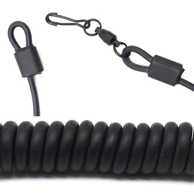 Cáp dây buộc bằng thép cuộn phủ màu đen mờ chống mất mát 5.0MM