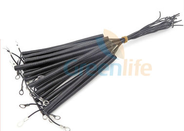 Cuộn dây xoắn ốc Dây buộc mỏng cuộn dây bảo mật với đầu nối và đầu cuối